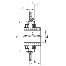 �S������Ԫ GRRY30-VA, ������/�Ă���˨�׵ķ��m���S������Ԫ���_��䓰�����(n��i)Ȧ��ƽ�^�����R ���ܷ��� �͸��g���o